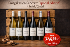 Sancerre Smagskasse “Special Edition” – 6 vine (4 hvid / 2 rød)