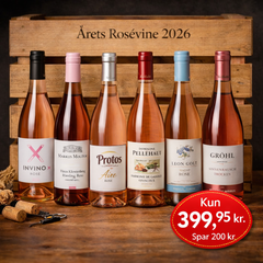Årets Rosévine 2026 – Smagskasse 6 fl. a 0,75L