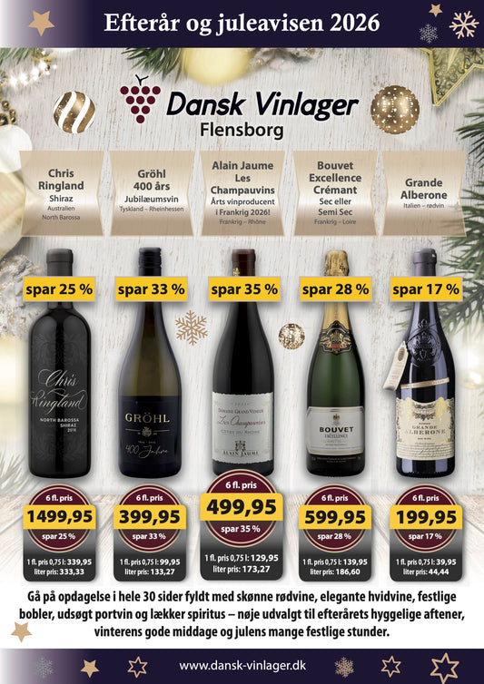 Dansk Vinlager Flensborg Juleavis 2026