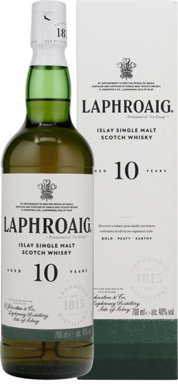 Laphroaig Islay single malt aged 10 years 0,7L