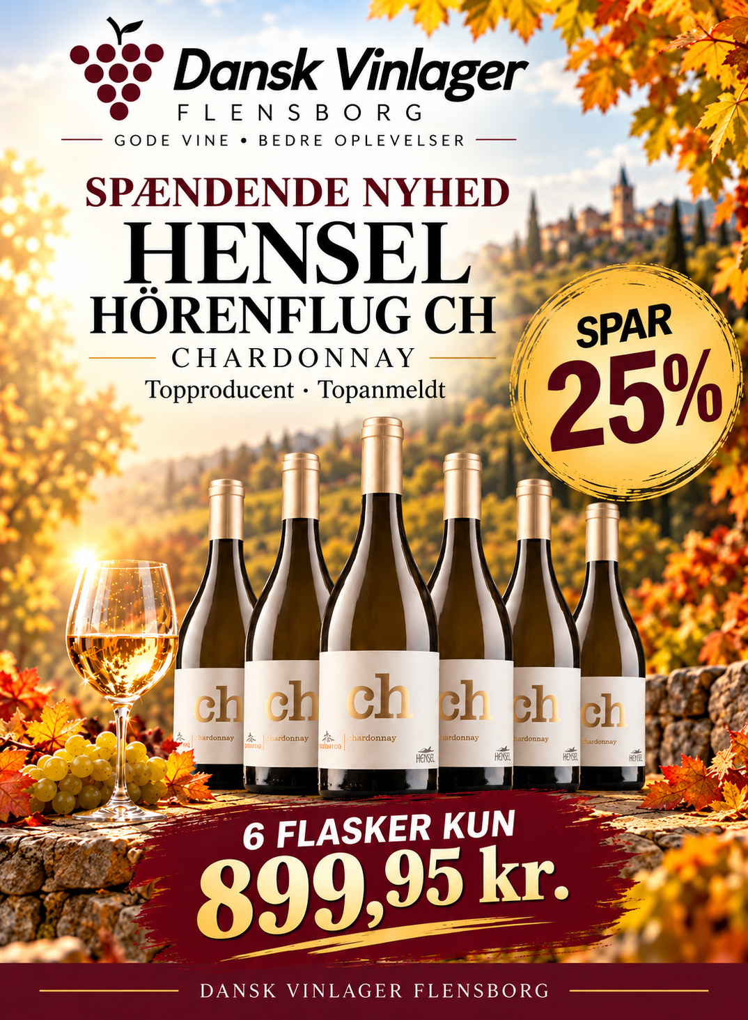 Hensel CH Hörenflug Chardonnay 6 fl. a 0,75L