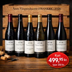 Alain Jaume Smagskasse – 6 vine for kun 499,95 kr