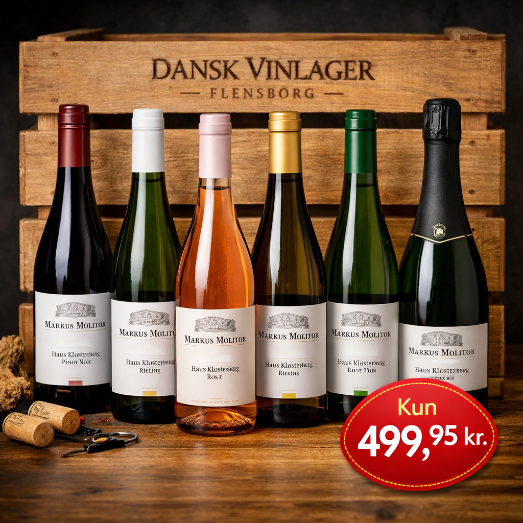 Markus Molitor Smagskasse – 6 vine for kun 499,95 kr.